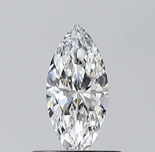 0.50ct Marquise Natural Diamond (Colour F, Clarity IF, GIA Certified)