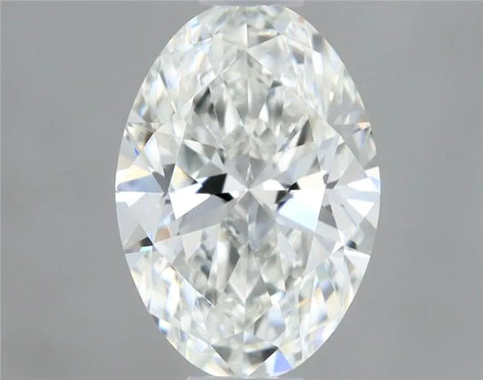 0.50ct Oval Natural Diamond (Colour F, Clarity IF, Cut VG, IGI Certified)