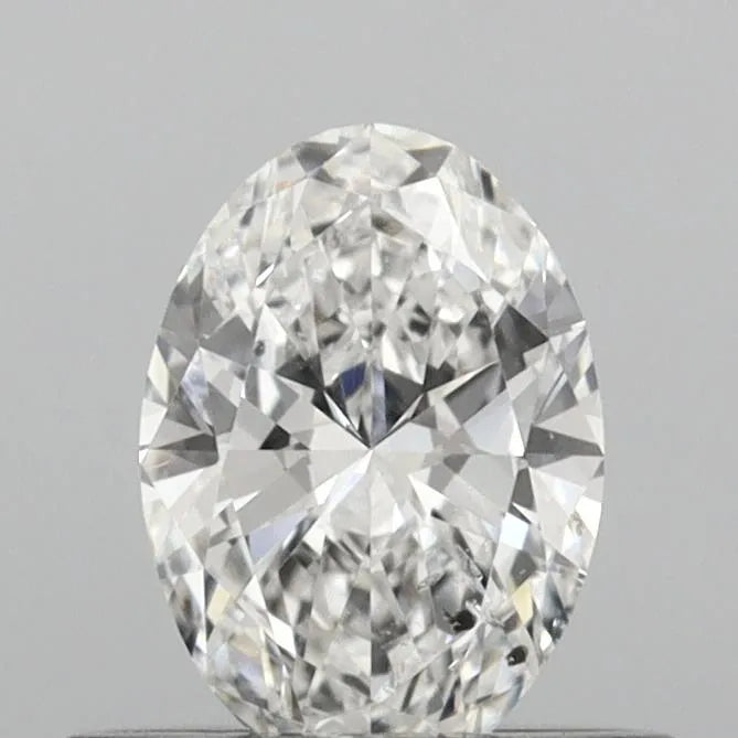 0.50ct Oval Natural Diamond (Colour F, Clarity SI1, Cut VG, IGI Certified)