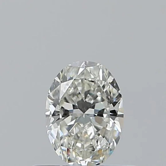 0.50ct Oval Natural Diamond (Colour G, Clarity IF, Cut VG, IGI Certified)