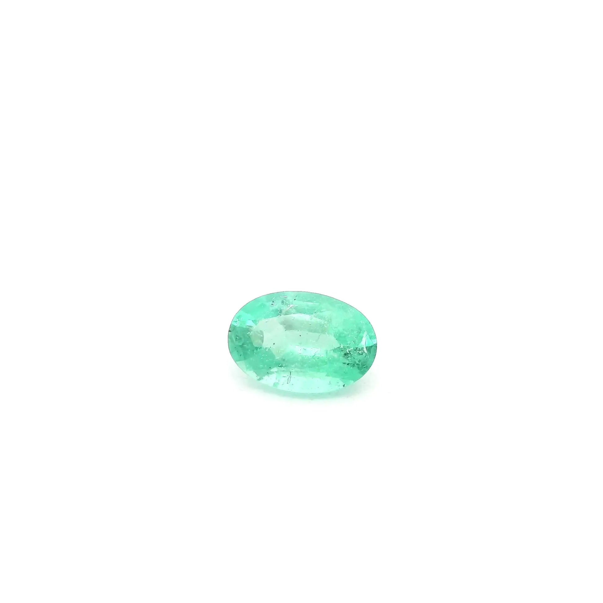 0.50ct Oval Natural Emerald (Colour Green, Clarity Slightly Included, Cut Faceted)