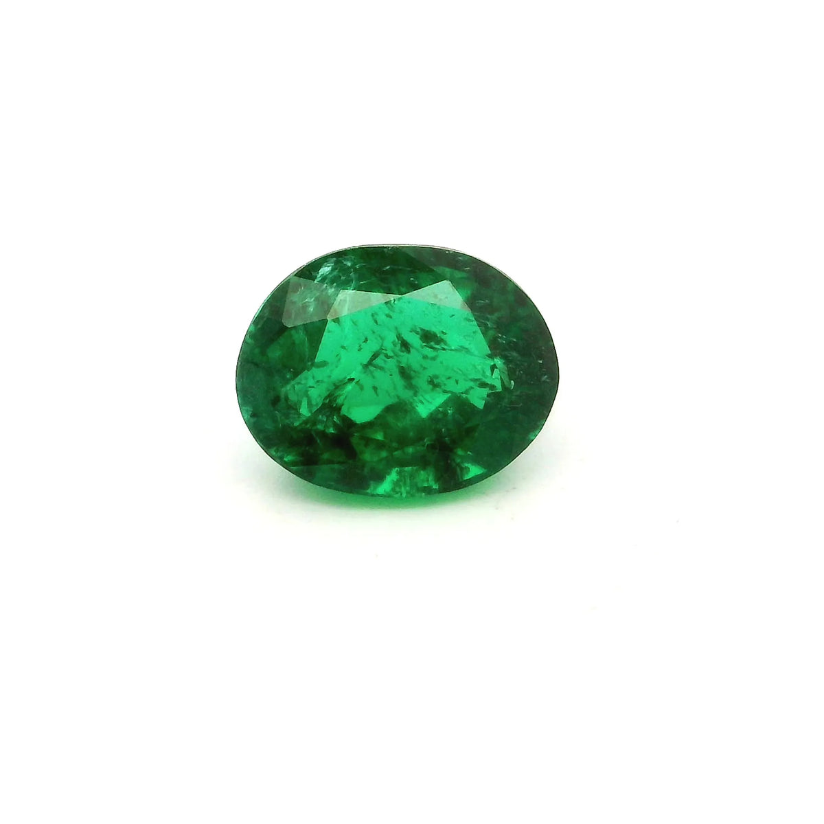 0.50ct Oval Natural Emerald (Colour Green, Clarity Slightly Included, Cut Faceted)