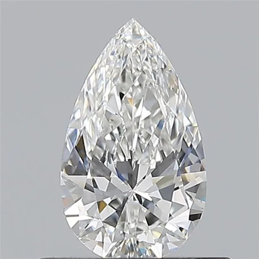 0.50ct Pear Natural Diamond (Colour F, Clarity IF, GIA Certified)