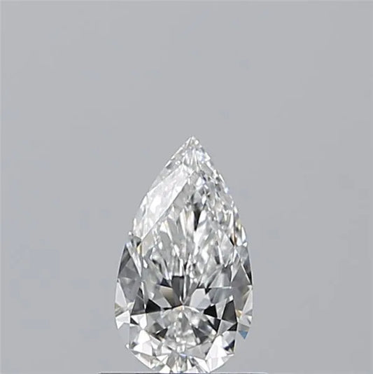 0.50ct Pear Natural Diamond (Colour F, Clarity VVS2, GIA Certified)