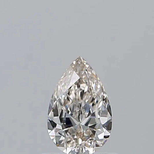 0.50ct Pear Natural Diamond (Colour H, Clarity VVS2, Cut VG, IGI Certified)