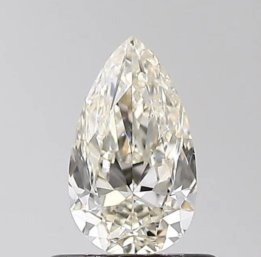 0.50ct Pear Natural Diamond (Colour L, Clarity SI1, GIA Certified)