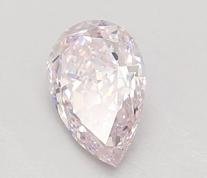 0.50ct Pear Natural Diamond (Colour Light Pink, Clarity VVS1, GIA Certified)