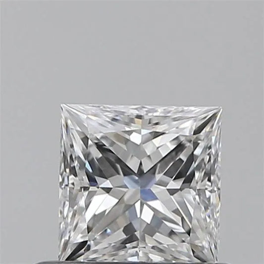 0.50ct Princess Natural Diamond (Colour D, Clarity VS1, Cut EX, GIA Certified)