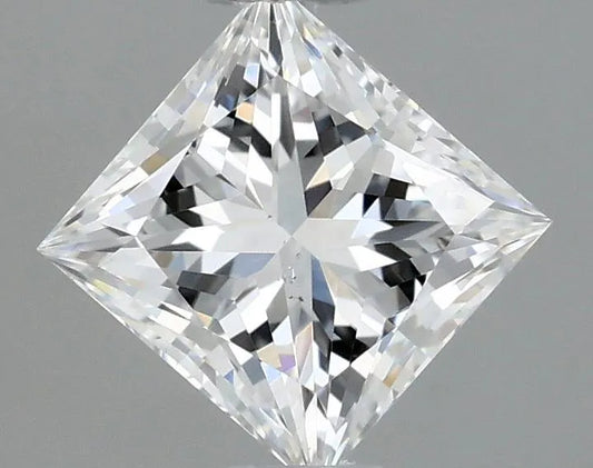 0.50ct Princess Natural Diamond (Colour F, Clarity VS2, GIA Certified)
