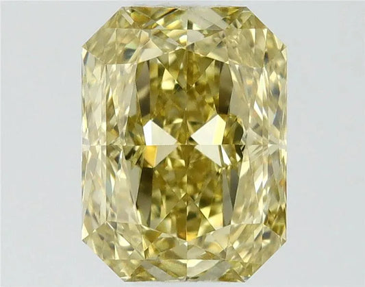 0.50ct Radiant Natural Diamond (Colour Fancy Yellow, Clarity IF, Cut EX, GIA Certified)