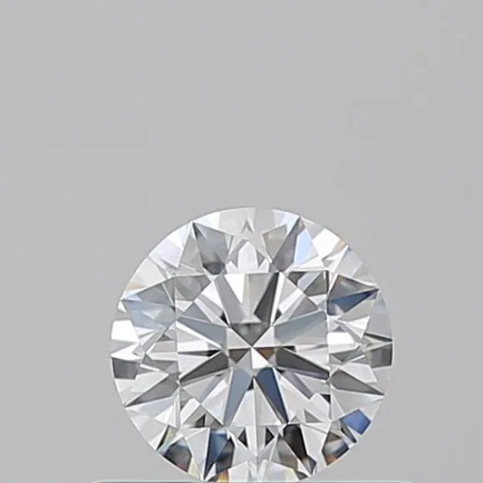 0.50ct Round Natural Diamond (Colour F, Clarity IF, Cut EX, GIA Certified)