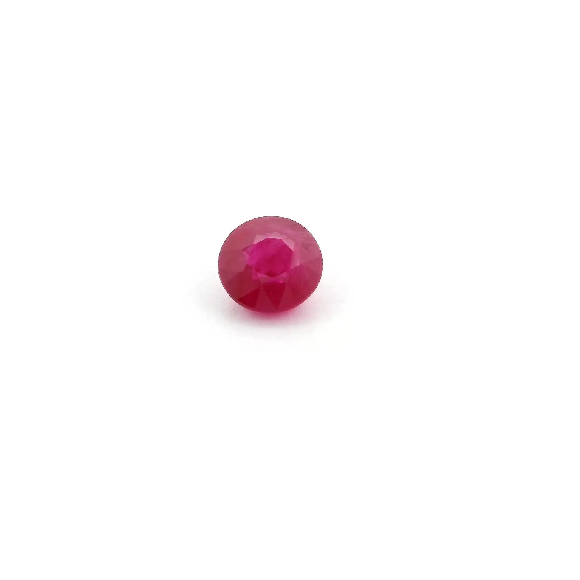 0.50ct Round Natural Ruby (Colour Red, Clarity Slightly Included, Cut Faceted)