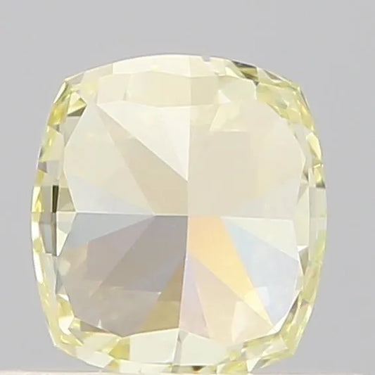 0.51ct Cushion brilliant Natural Diamond (Colour Fancy Yellow, Clarity IF, GIA Certified)