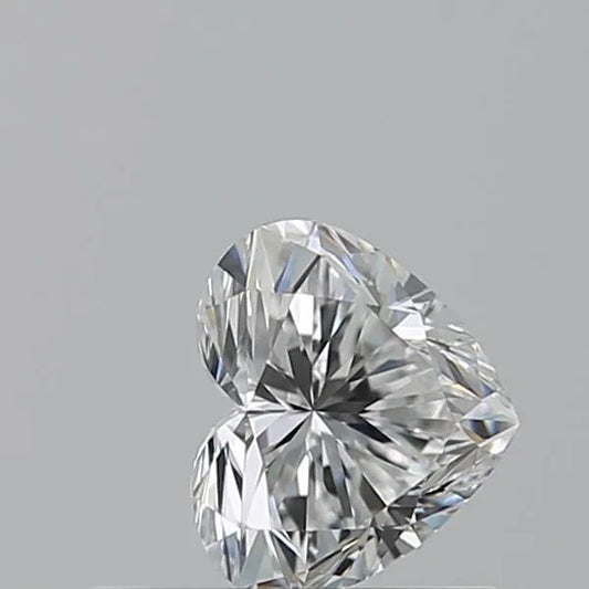 0.51ct Heart Natural Diamond (Colour D, Clarity VVS1, GIA Certified)