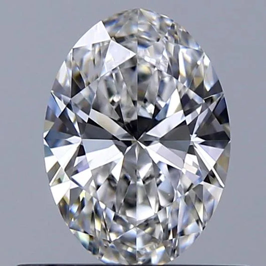 0.51ct Oval Natural Diamond (Colour E, Clarity IF, GIA Certified)