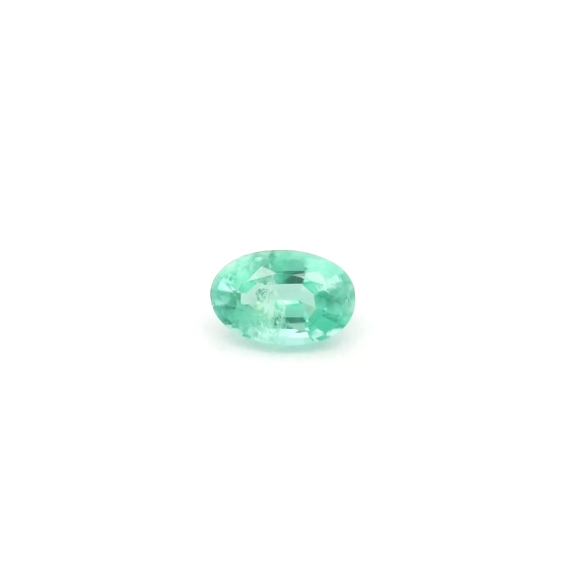 0.51ct Oval Natural Emerald (Colour Green, Clarity Slightly Included, Cut Faceted)