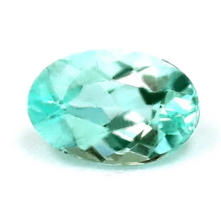 0.51ct Oval Natural Tourmaline (Colour Blue, Clarity Slightly Included, Cut Faceted)