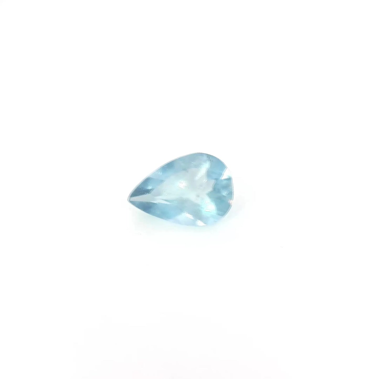 0.51ct Pear Natural Aquamarine (Colour Blue, Clarity Eye Clean, Cut Faceted)