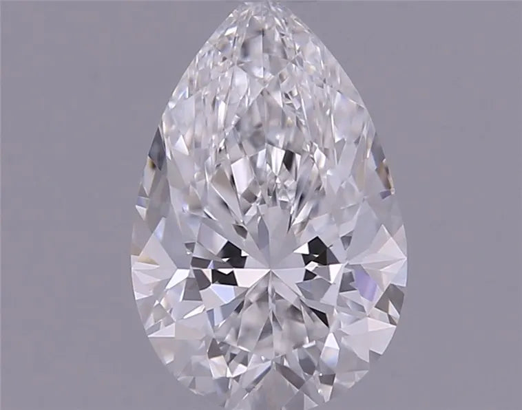 0.51ct Pear Natural Diamond (Colour E, Clarity IF, GIA Certified)