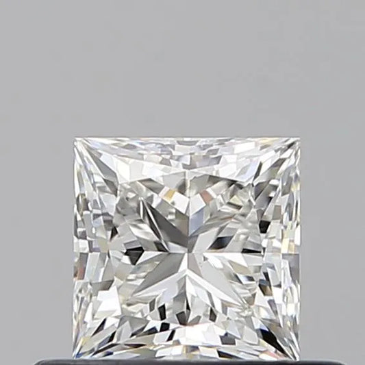 0.51ct Princess Natural Diamond (Colour G, Clarity VS2, GIA Certified)