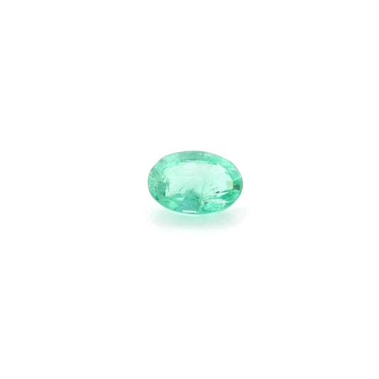 0.52ct Oval Natural Emerald (Colour Green, Clarity Slightly Included, Cut Faceted)