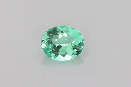 0.52ct Oval Natural Tourmaline (Colour Green, Clarity Eye Clean, Cut Faceted)