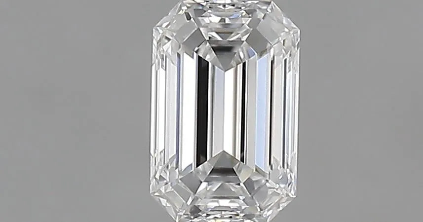 0.53ct Emerald Natural Diamond (Colour E, Clarity VVS2, GIA Certified)