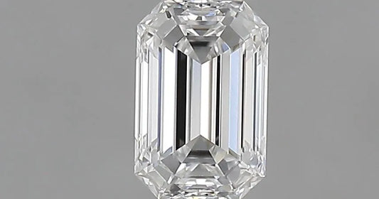 0.53ct Emerald Natural Diamond (Colour E, Clarity VVS2, GIA Certified)