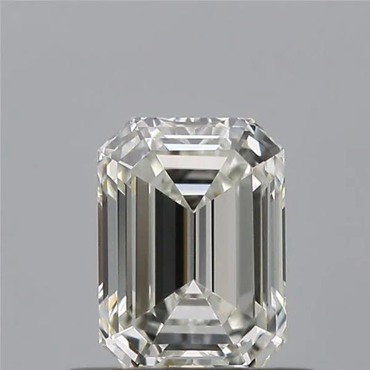 0.53ct Emerald Natural Diamond (Colour I, Clarity VVS2, GIA Certified)