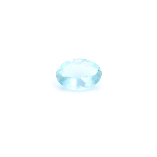 0.53ct Oval Natural Aquamarine (Colour Blue, Clarity Eye Clean, Cut Faceted)