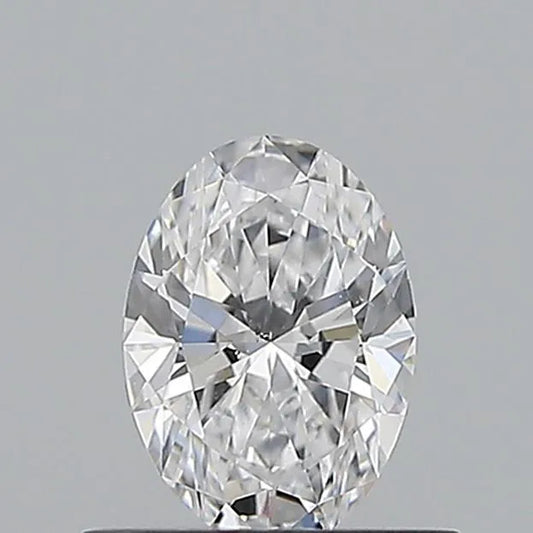 0.53ct Oval Natural Diamond (Colour D, Clarity SI1, GIA Certified)