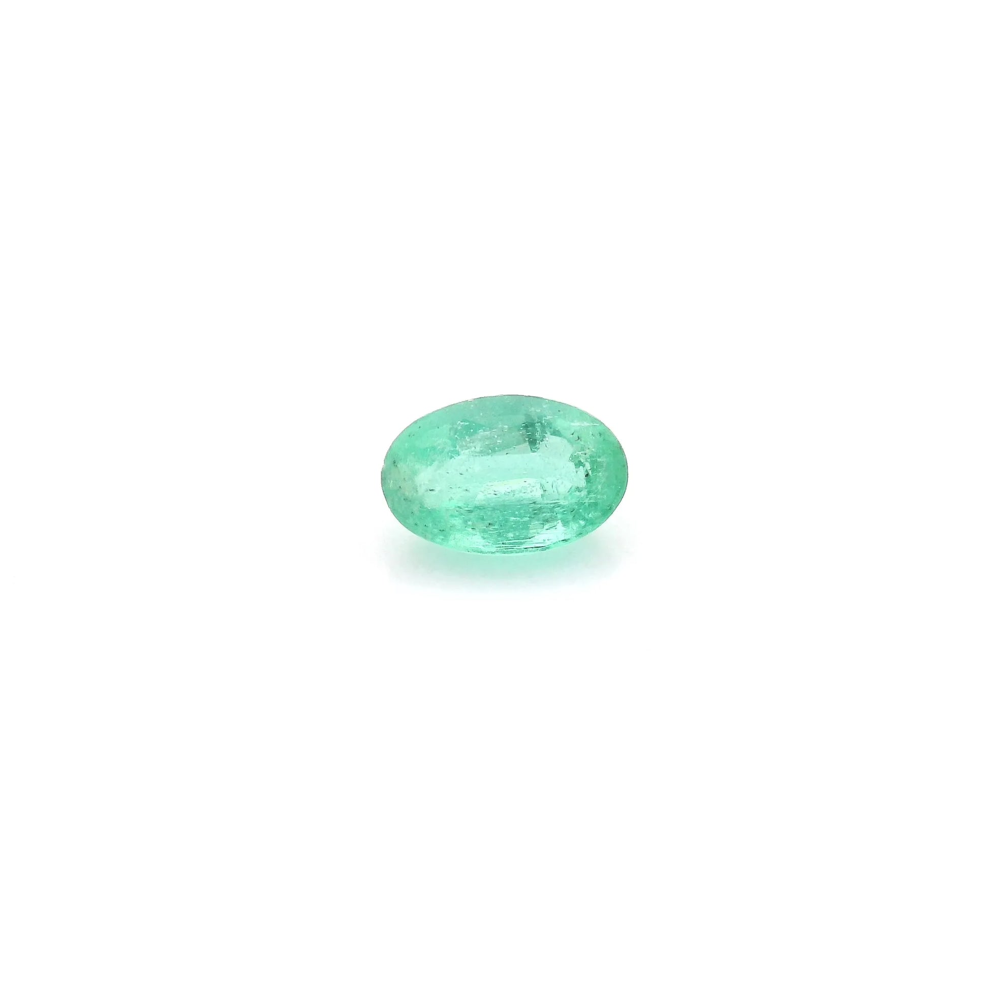 0.53ct Oval Natural Emerald (Colour Green, Clarity Slightly Included, Cut Faceted)