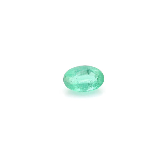 0.53ct Oval Natural Emerald (Colour Green, Clarity Slightly Included, Cut Faceted)