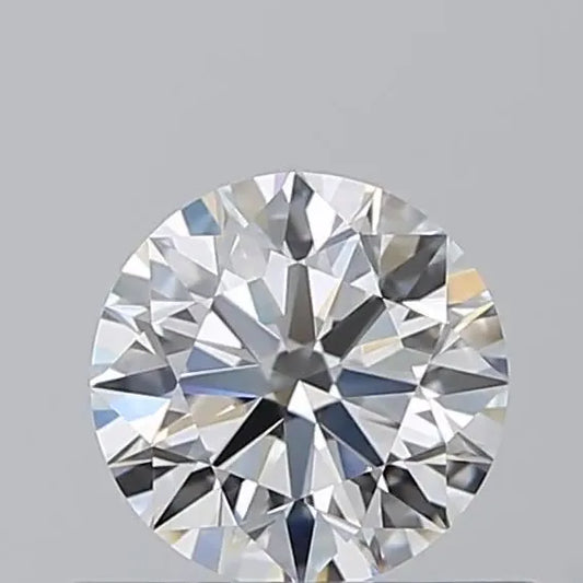 0.53ct Round Natural Diamond (Colour D, Clarity IF, Cut EX, IGI Certified)