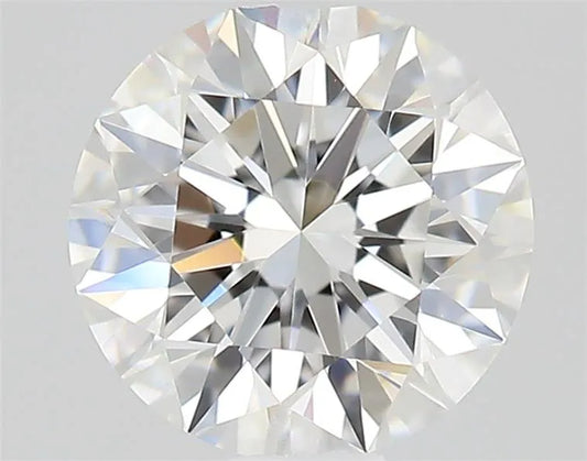 0.53ct Round Natural Diamond (Colour F, Clarity VVS2, Cut EX, GIA Certified)