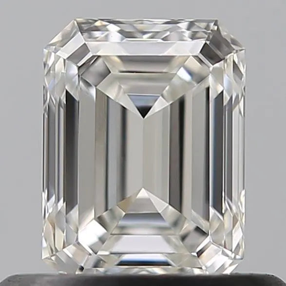 0.54ct Emerald Natural Diamond (Colour F, Clarity VS1, Cut VG, IGI Certified)