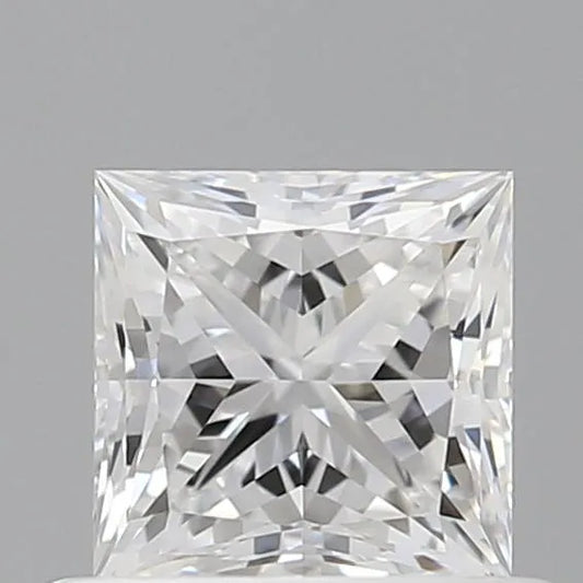 0.54ct Princess Natural Diamond (Colour D, Clarity VS1, GIA Certified)