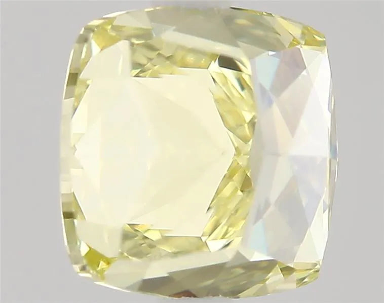 0.55ct Cushion modified Natural Diamond (Colour Fancy Intense Yellow, Clarity IF, Cut EX, GIA Certified)