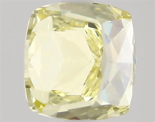 0.55ct Cushion modified Natural Diamond (Colour Fancy Intense Yellow, Clarity IF, Cut EX, GIA Certified)