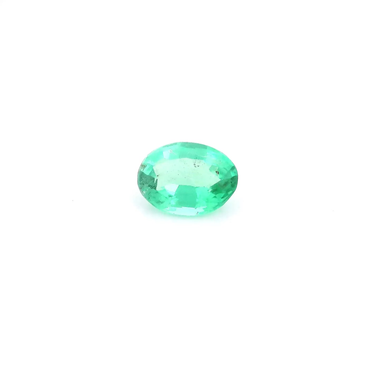 0.55ct Oval Natural Emerald (Colour Green, Clarity Slightly Included, Cut Faceted)