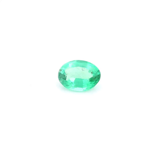 0.55ct Oval Natural Emerald (Colour Green, Clarity Slightly Included, Cut Faceted)