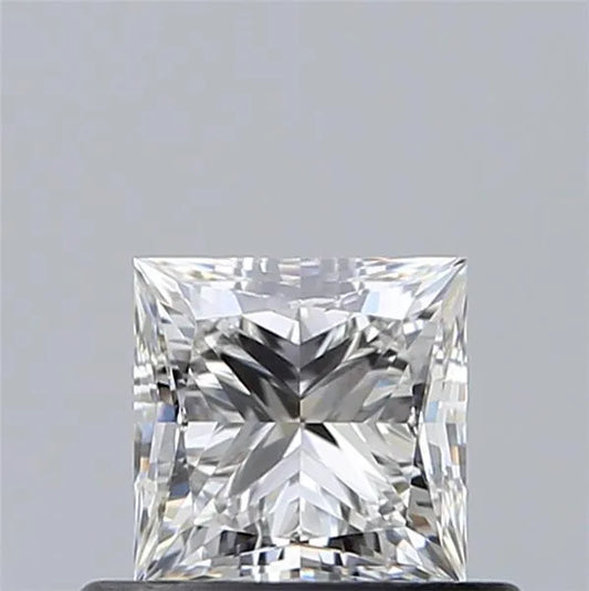 0.55ct Princess Natural Diamond (Colour F, Clarity VVS1, GIA Certified)