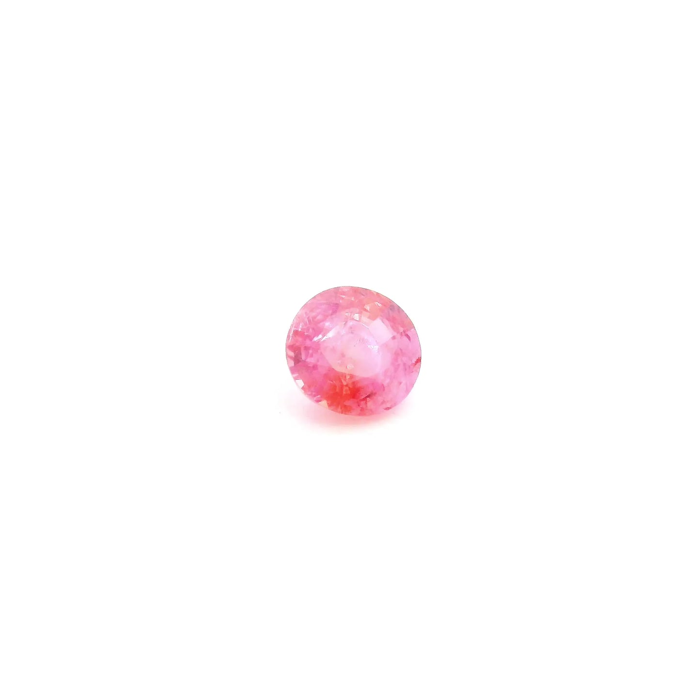 0.55ct Round Natural Sapphire (Colour Pink, Clarity Slightly Included, Cut Faceted)