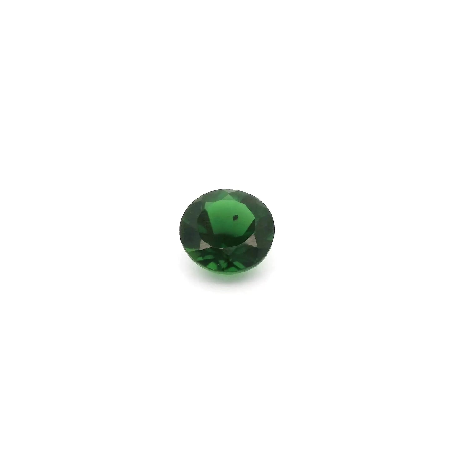 0.56ct Round Natural Tourmaline (Colour Green, Clarity Eye Clean, Cut Faceted)