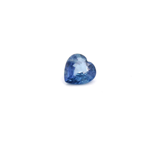 0.57ct Heart Natural Sapphire (Colour Blue, Clarity Eye Clean, Cut Faceted)