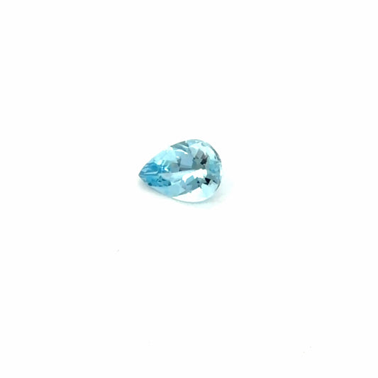 0.57ct Pear Natural Aquamarine (Colour Blue, Clarity Eye Clean, Cut Faceted)