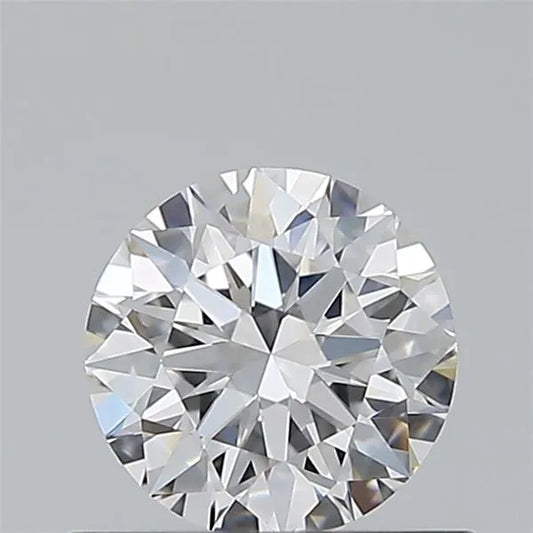 0.57ct Round Natural Diamond (Colour D, Clarity FL, Cut EX, GIA Certified)