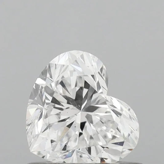 0.58ct Heart Natural Diamond (Colour E, Clarity SI1, Cut VG, IGI Certified)