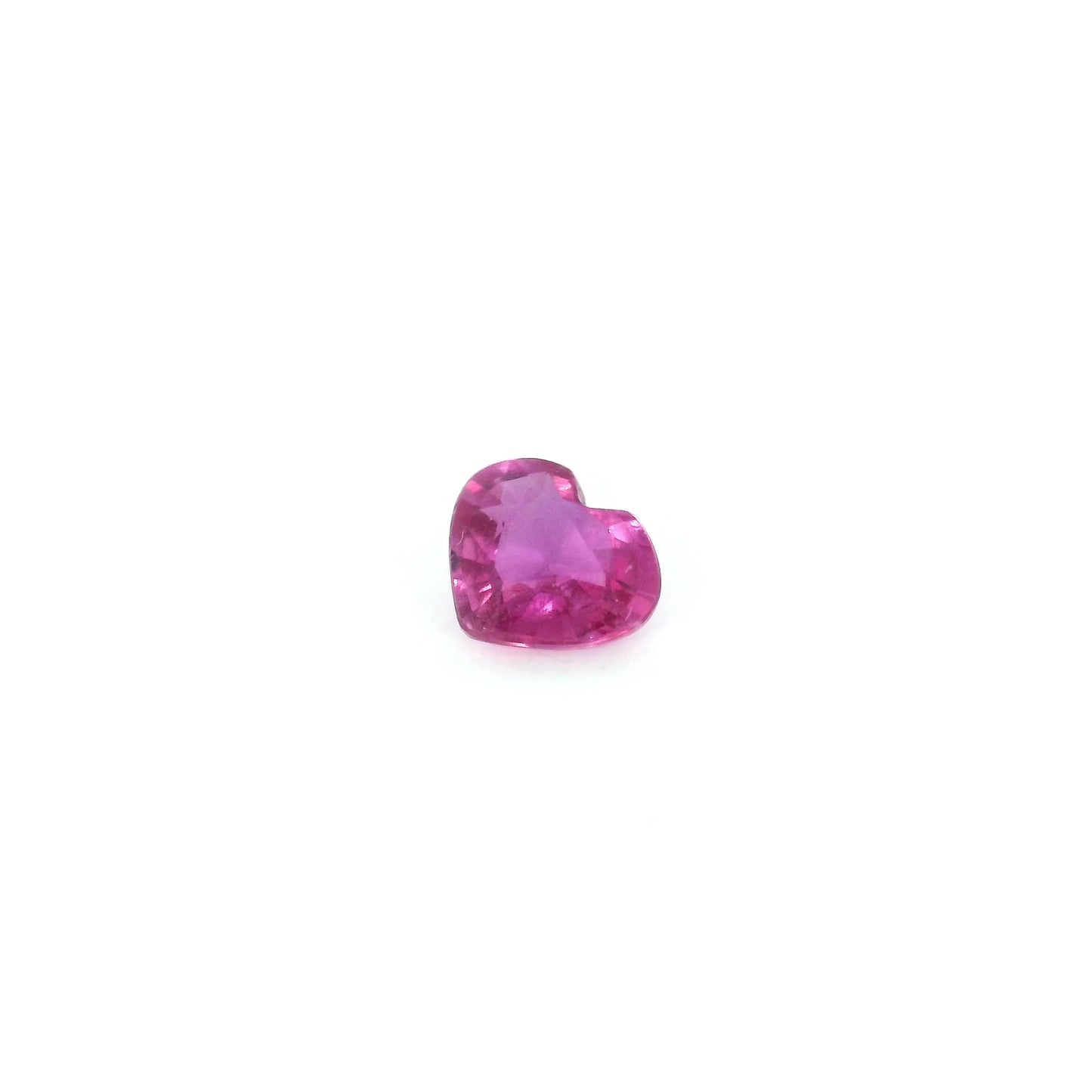 0.58ct Heart Natural Sapphire (Colour Pink, Clarity Slightly Included, Cut Faceted)