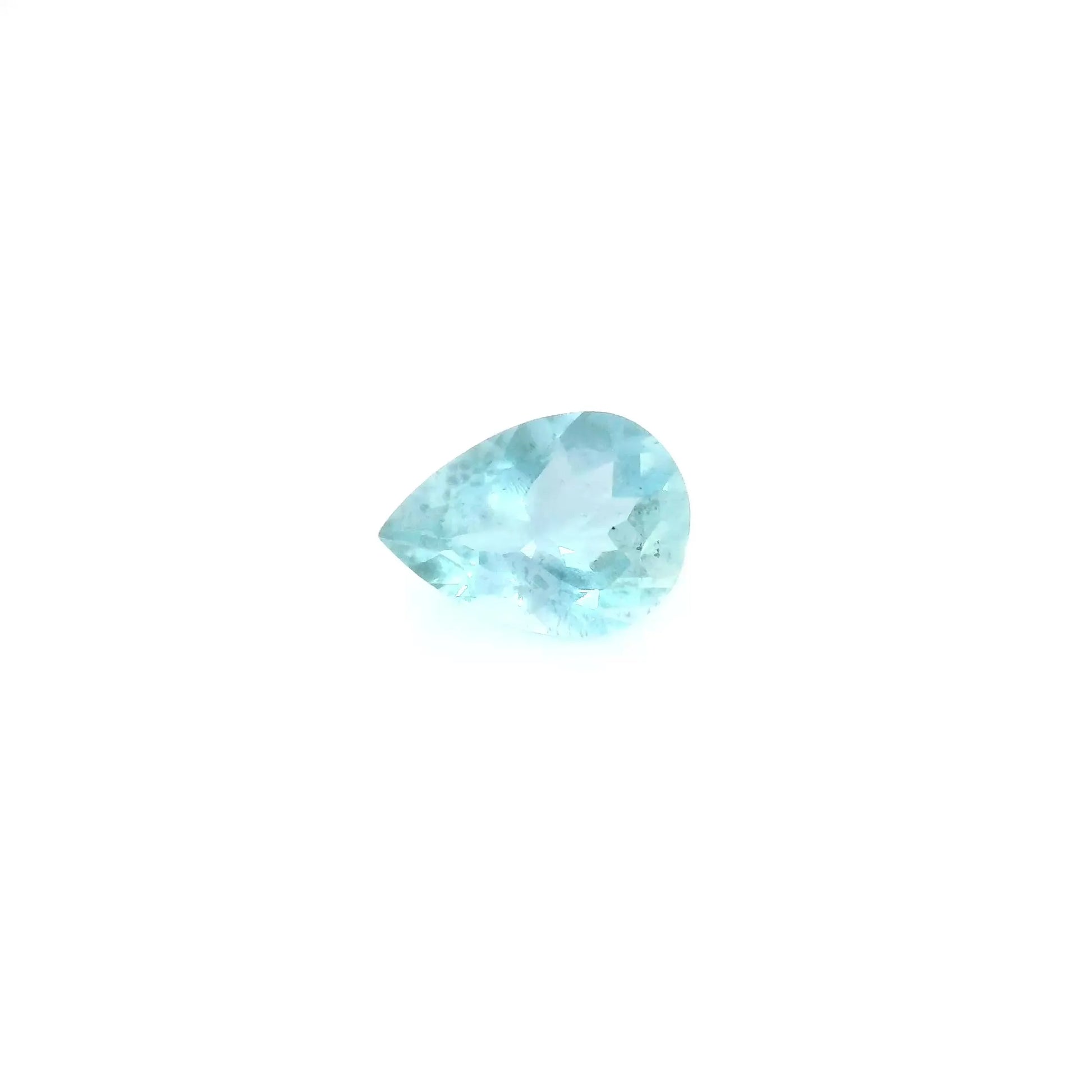 0.58ct Pear Natural Aquamarine (Colour Blue, Clarity Eye Clean, Cut Faceted)